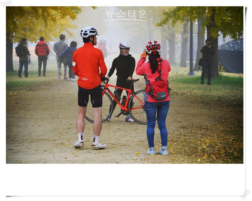 여주시 강천섬의 가울풍경