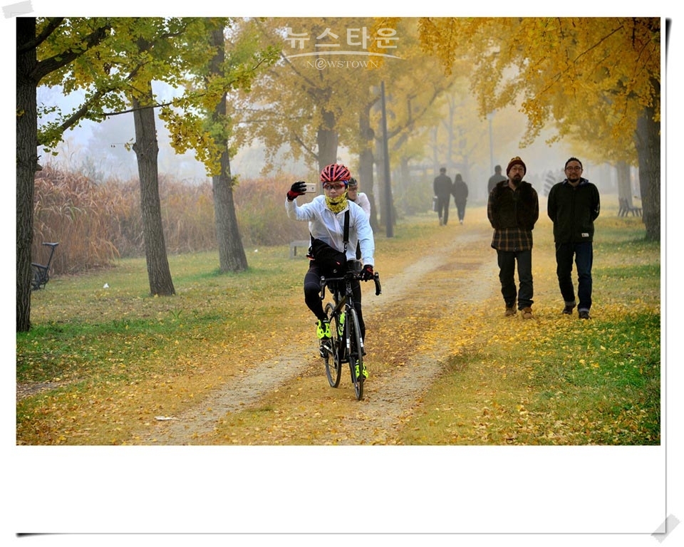 여주시 강천섬의 가울풍경