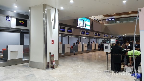 마닐라 국제공항 제1터미널 @Newskorea Philippines 이호영 기자
