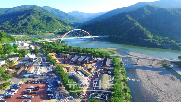 하동 화개장터 전경