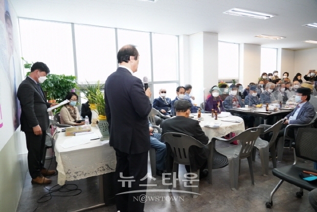 한국미술협회 이사장 예비후보 허필호 선거사무소 개소식(김한정 기자)