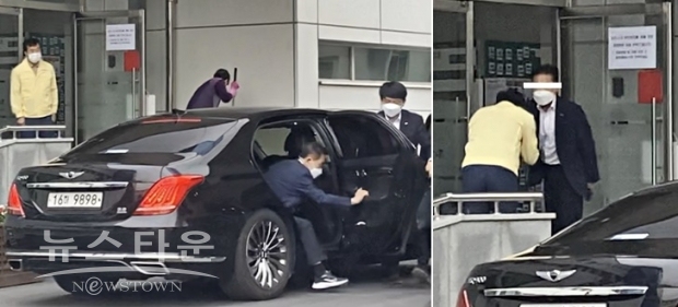 최기문 영천시장이 지난 5월 21일 오전 7시 40분께 민원인을 피해 청사 정문이 아닌 뒷문으로 몰래 출근하다 들켜 민원인으로부터 질병관리청에 고발(방역지침위반)됐다.