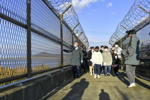 철책철거 기념식