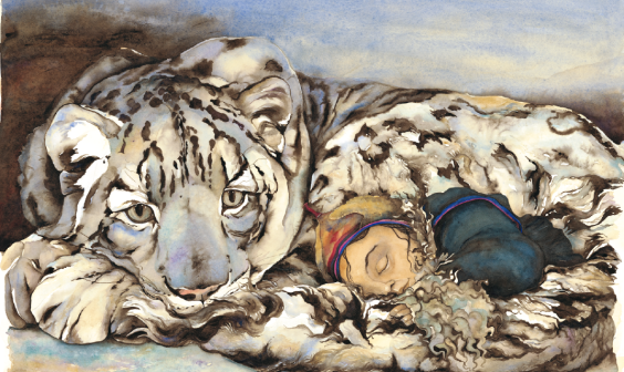 ackie Morris 'The Snow Leopard' (출처:원주 그림책 프리비엔날레)_