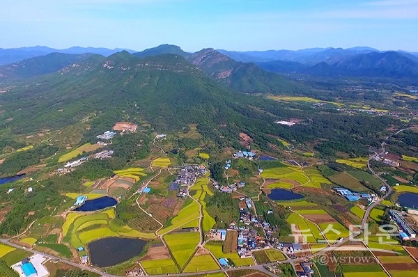 경북도, 의성농업유산_금성산주변 전경