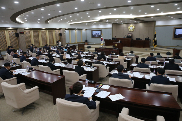 수원시의회 제340회 제2차 정례회 장면