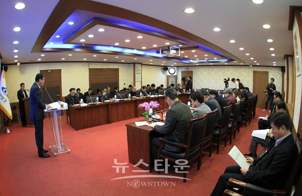 김돈곤 청양군수 연말 기자회견