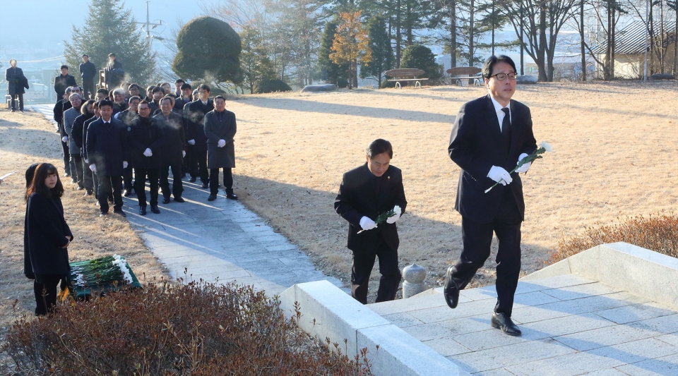 시무식및 충혼탑참배