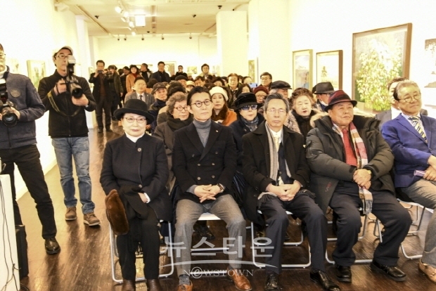 제2회 한국화의 날 ‘한국화 원로작가 100인’전(김한정 기자)
