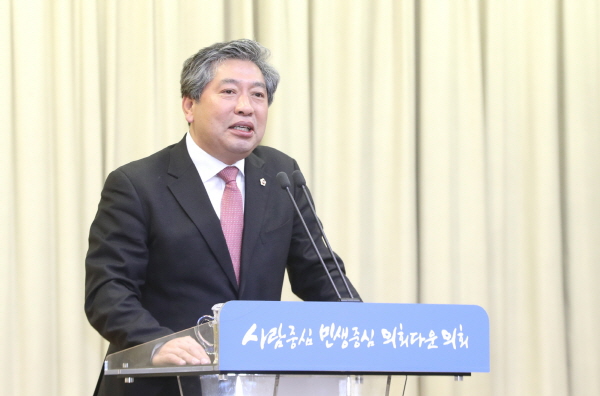 송한준 의장, 2월 월례조회에서