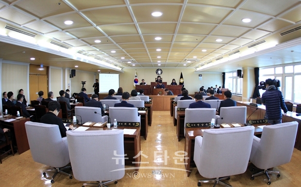 아산시의회 본회의장