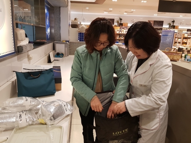 2월 실시된 겨울철 다소비 수산물 수거 검사(롯데백화점 수산물 코너)