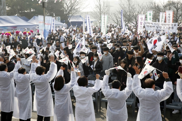 삼일절100주년_우정읍, 만세삼창_기념식장