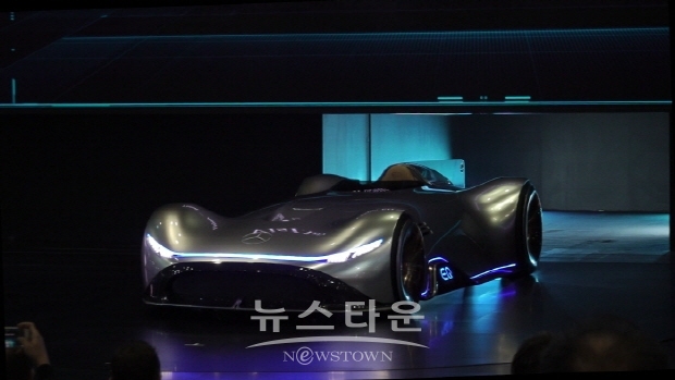 2019 서울모터쇼 벤츠, '비전 EQ 실버 애로우' (김한정 기자)