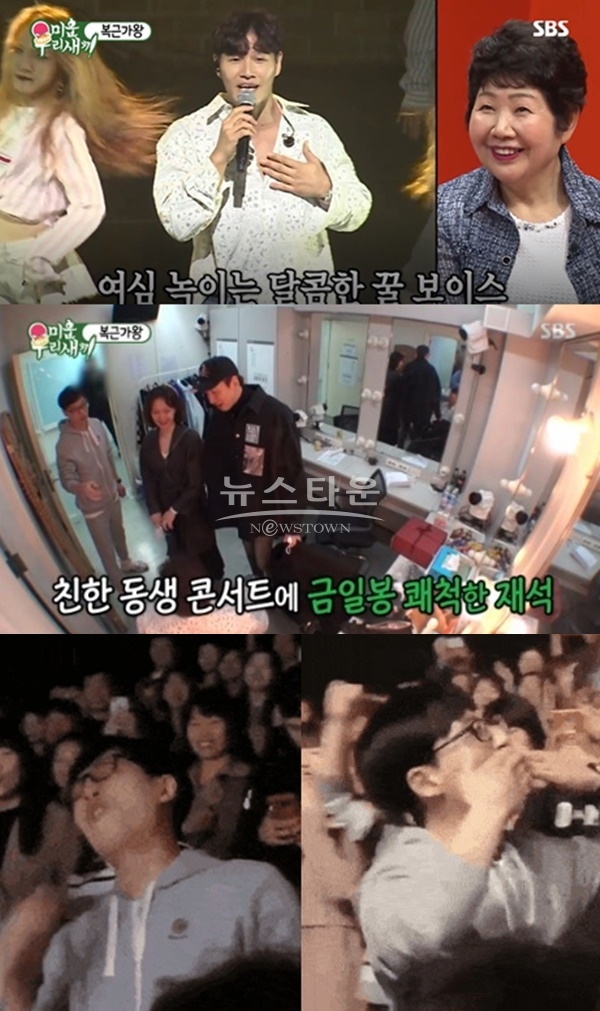 김종국 콘서트 (사진: SBS '미우새', 인터넷커뮤니티)