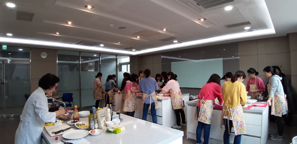 임산부 건강 이유식 요리교식 사진