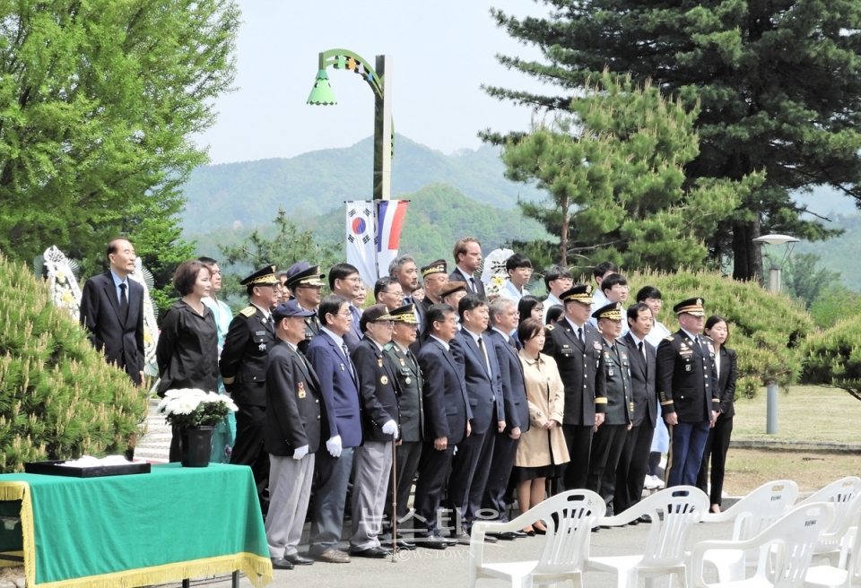 2019년 네덜란드군 참전비 추모행사