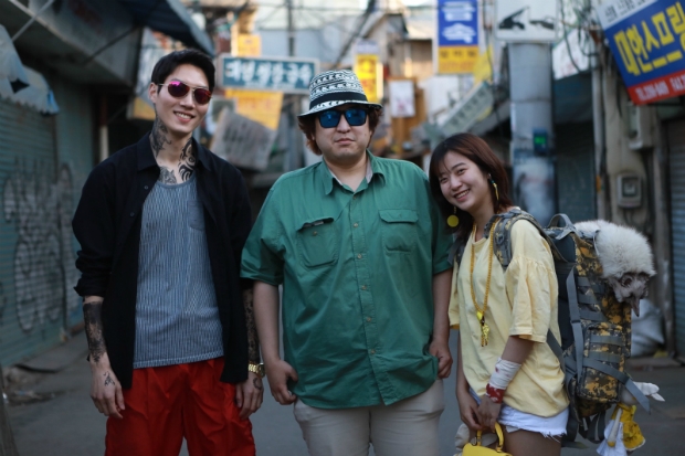 배우 오경원, 김주승 신인감독, 배우 최다름 (촬영장소: 을지로)