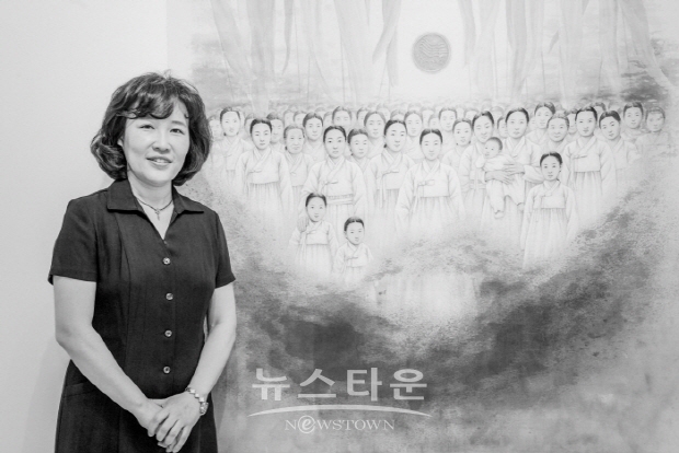 전영미 개인전 신춘향가 '자유와 존엄을 향한 노래’(김한정 기자)