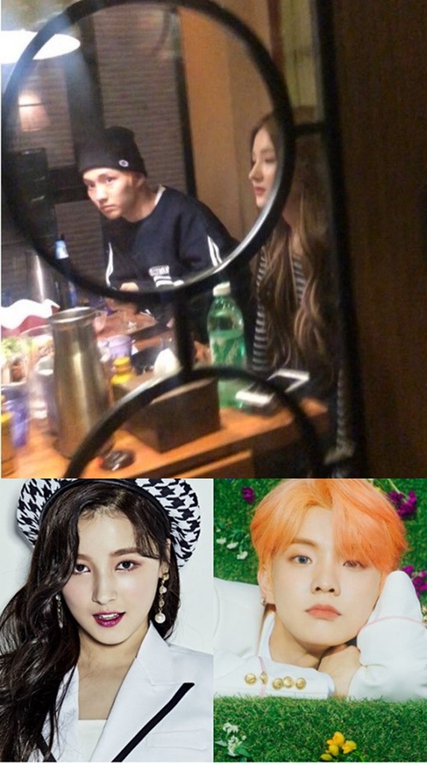 (사진: 온라인 커뮤니티, 더보이즈·모모랜드 소속사)