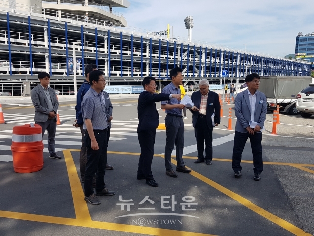 마산 야구센터내 교통 흐름이 획기적으로 개선된다(사진- 창원시)