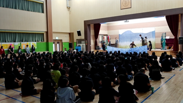 5월 28일 장안면 장안여자중학교 ‘쿠니 아리랑’ 연극 공연