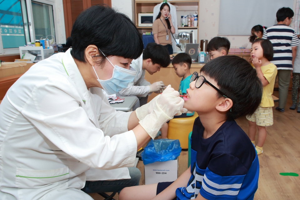 인제군보건소, '어린이 충치예방사업'