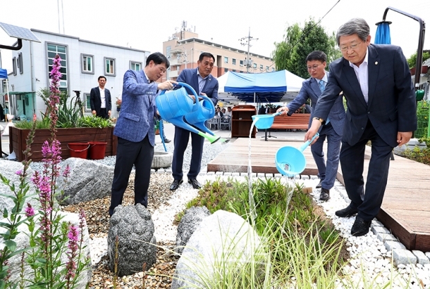 전주시 서학예술촌 빗물이용 시범마을 조성 준공식