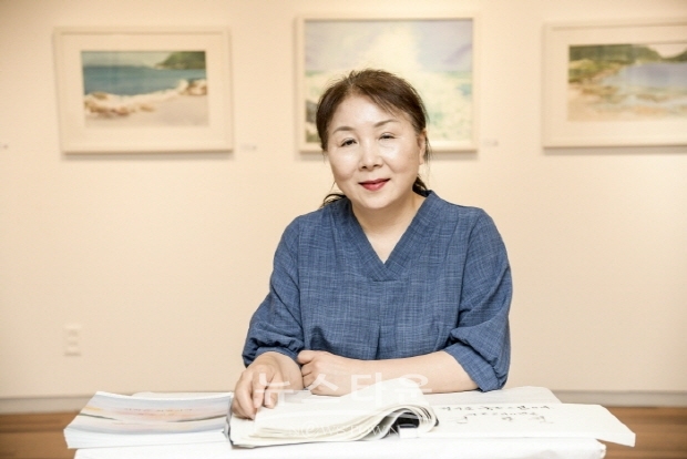 최운희 개인전 '시작은 희망이야’(김한정 기자)