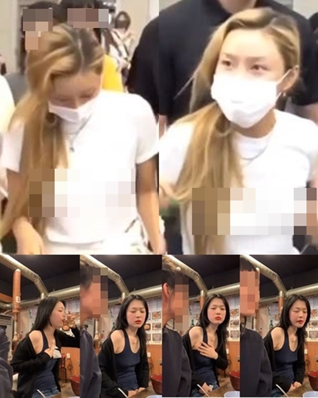 노브라 논란 화사 설리 (사진: 온라인 커뮤니티 / 설리 SNS)