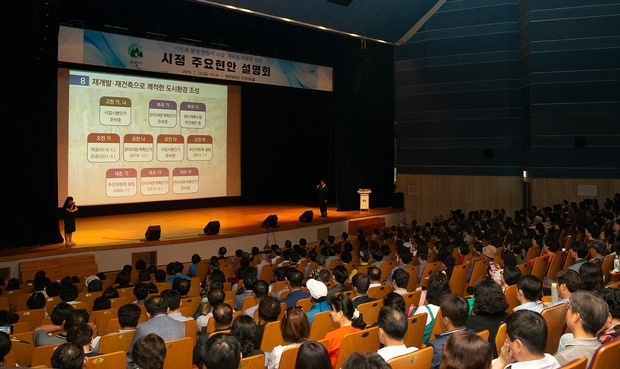 의왕시, 민선7기 1주년 맞아 시정 주요현안 설명회 개최