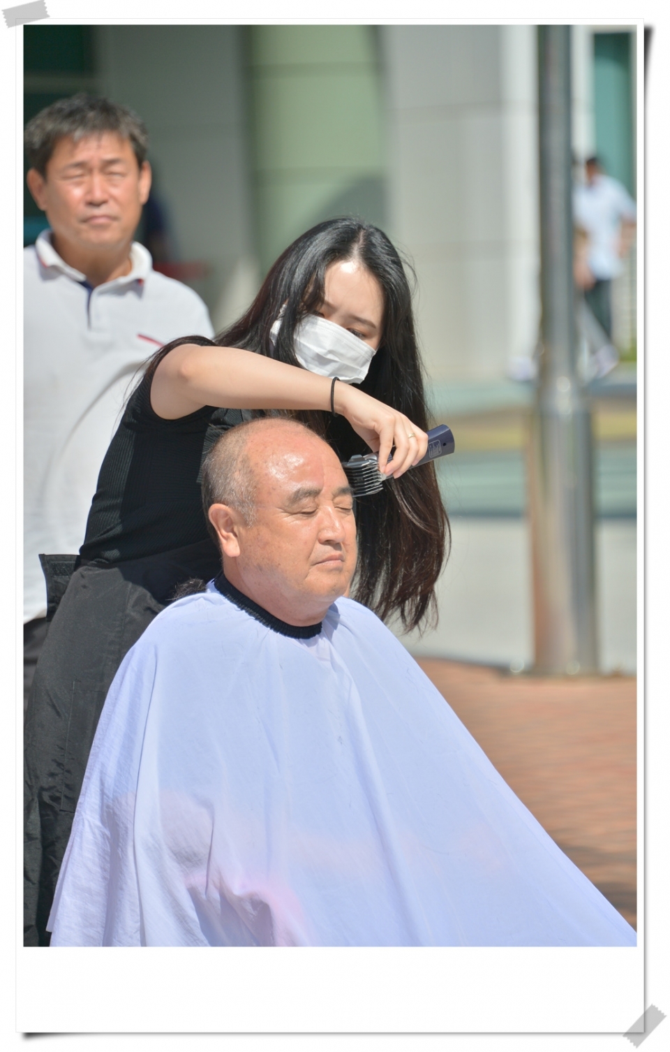 원주쓰레기(SRF)열병합발전소 저지 삭발식