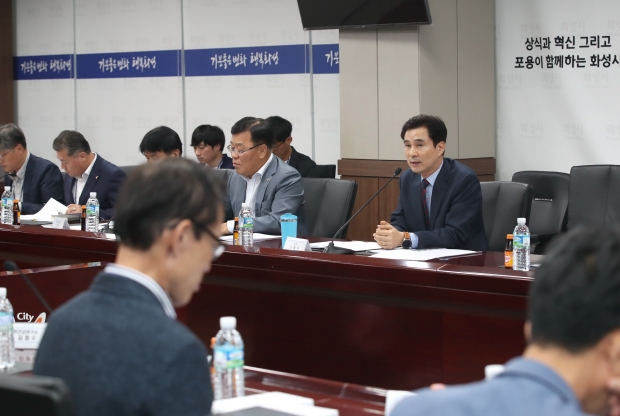 환경정책위원회 위촉식 모습