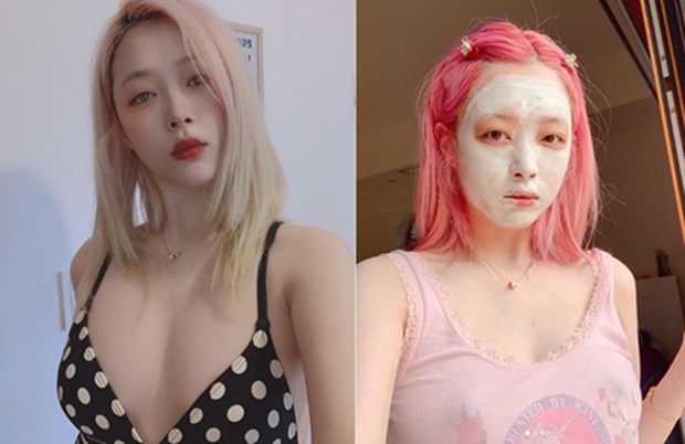 설리 노브라 언급 (사진: 설리 인스타그램)