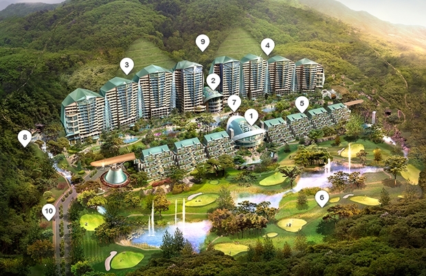 쏘노펠리체 비발디파크 전경 (사진 : 소노호텔&리조트 홈페이지)
