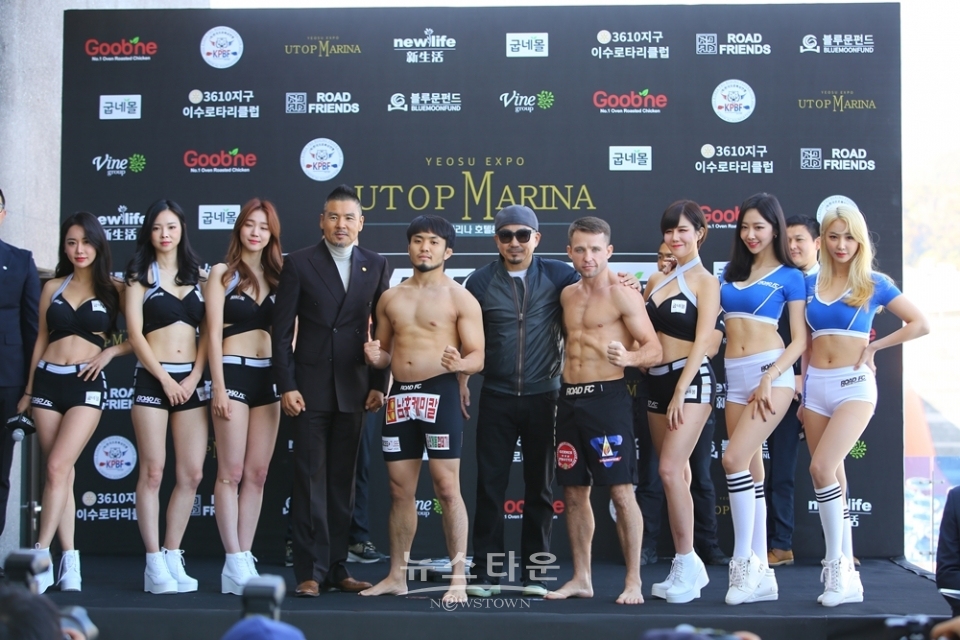 굽네몰 ROAD FC 056 공식 계체량 및 인터뷰, '1경기 고기원 VS 알렉세이 페도셰프' / 고득용기자 ⓒ뉴스타운