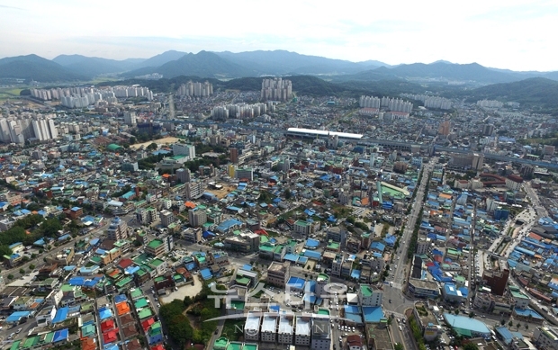 아산시전경