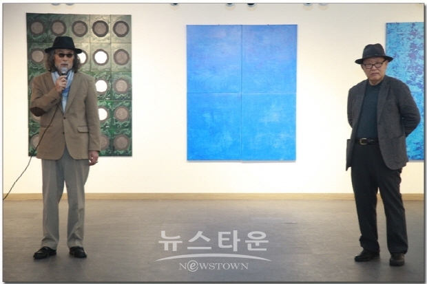 구상과 비구상의 만남 ‘이종승-음영일 초대전’(김한정 기자)