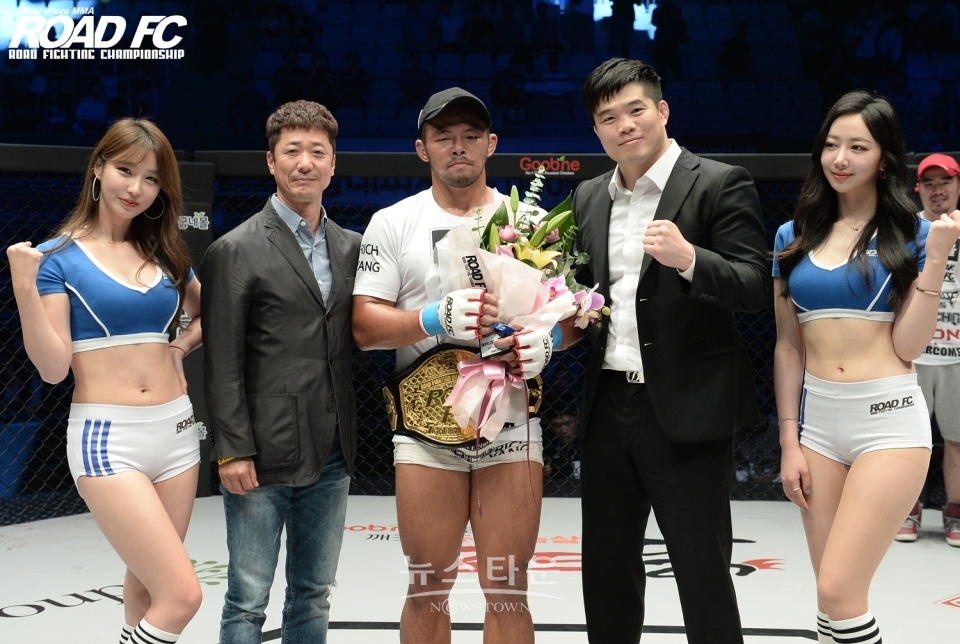 ROAD FC 미들급 챔피언 양해준 / 고득용기자 ⓒ뉴스타운
