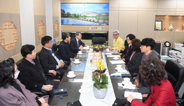 따숨마스크나눔프로젝트관련학교장단회의(