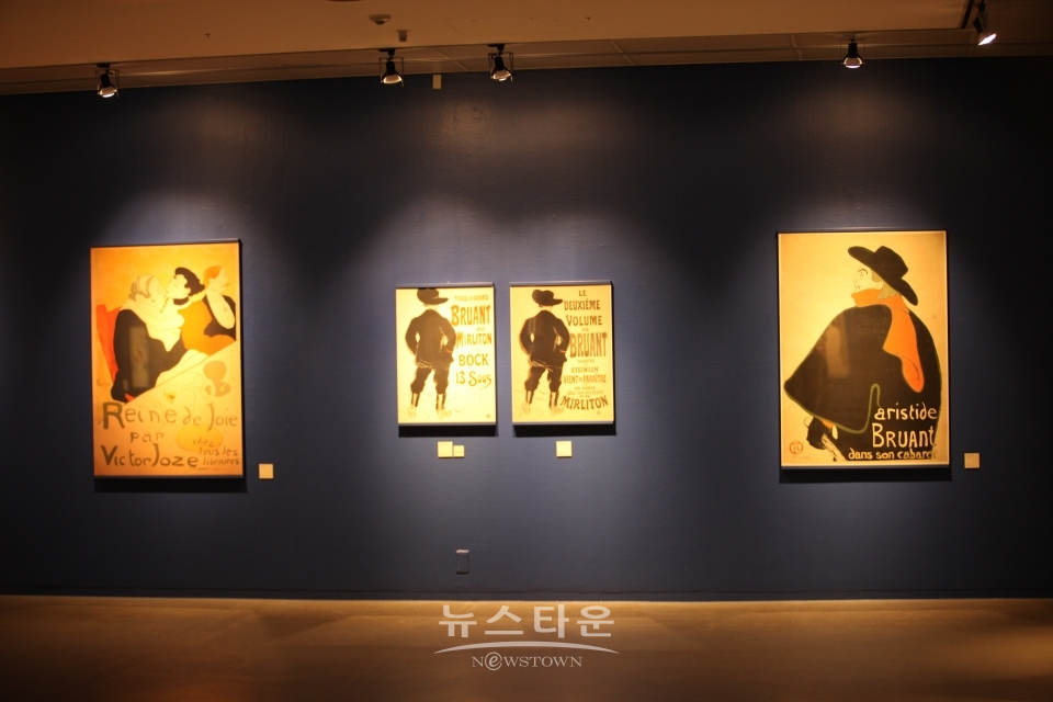 휼륭한 작품성으로 인기를 끌고 있는 툴루즈 로트렉展이 코로나 여파로 관람객들이 줄어 안타까움을 더한다.