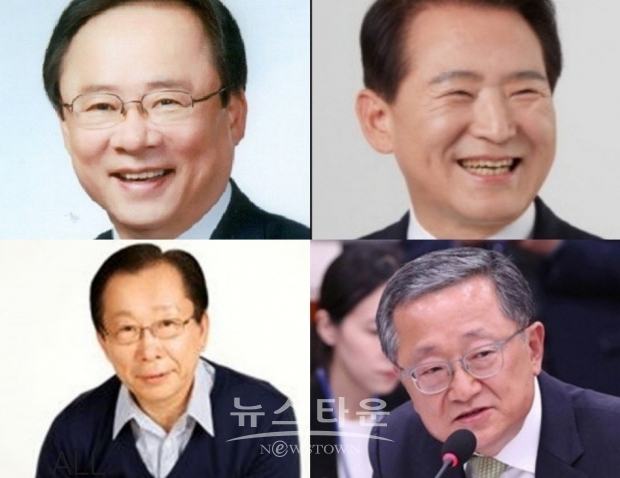 (창원 합포구) 이 주영 부의장, (창원진해) 김 한표 의원 (창원회원구) 안 홍준 전 의원 (진주 을) 김 재경 의원