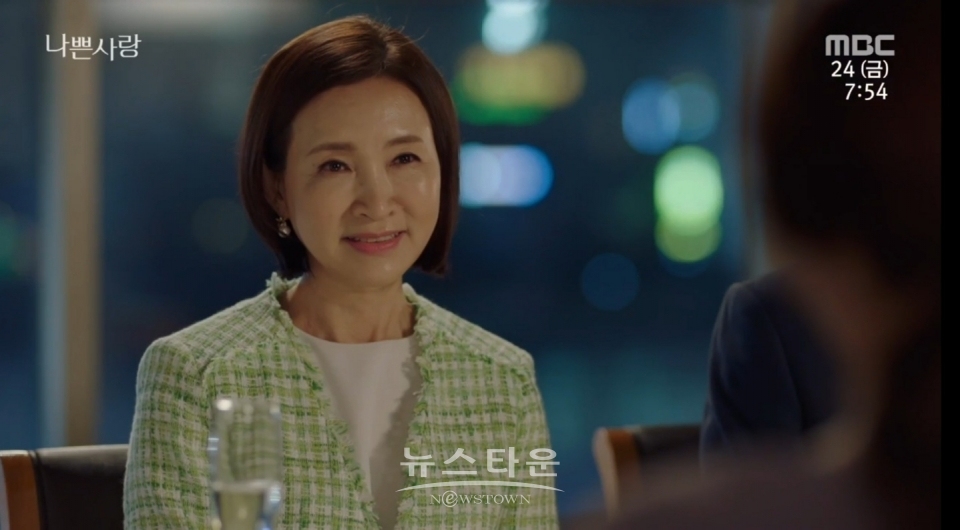 ‘나쁜 사랑’의 일명 프린스 메이커 정애리가, 친아들 민혁을 후계자로 만드는 데 성공적으로 한걸음 다가섰다. /  고득용기자 ⓒ뉴스타운