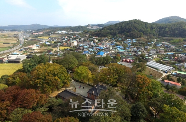 아산 공세곶창지 전경