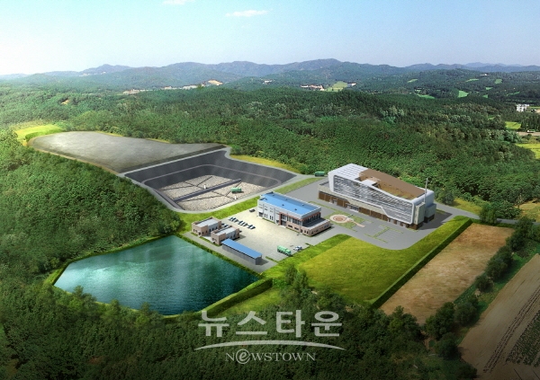 하동군 제2생활폐기물처리장 조감도