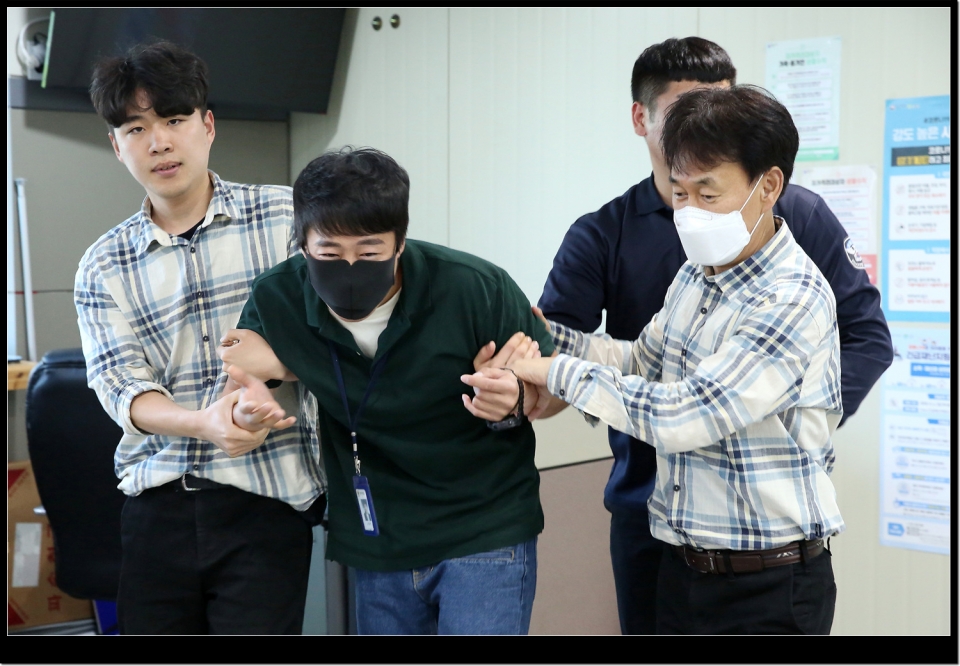 인제군청 민원실 비상상황 대비 모의훈련