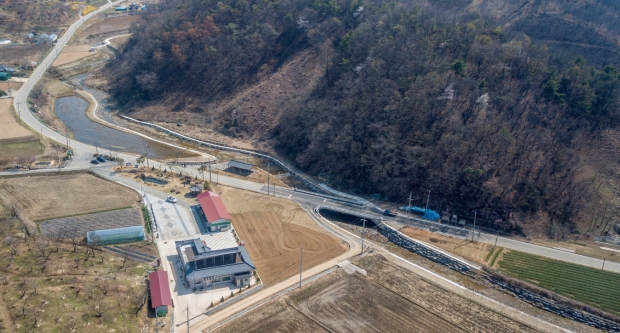구자골천 전경(드론)