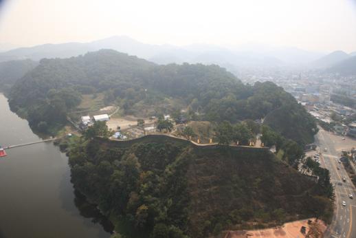유네스코 세계유산 공산성(항공사진)