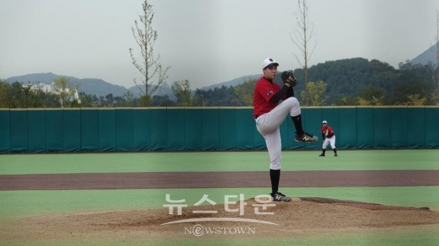 최승용(소래고3), 왼손 정통파 소래고 에이스 최승용의 투구 모습 / 고득용기자 dukyong15@naver.com ⓒ뉴스타운