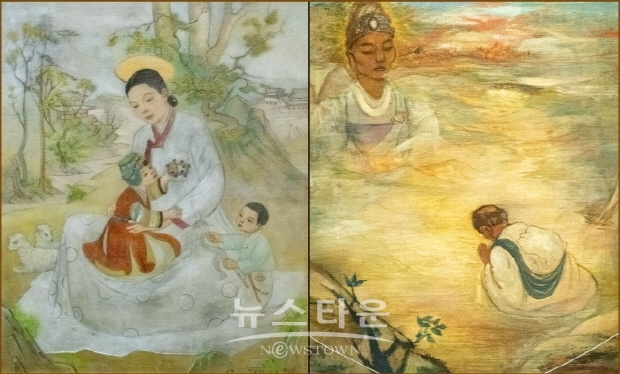 김달진 관장의 '배운성 작가, 근대를 열다'전(김한정 기자)